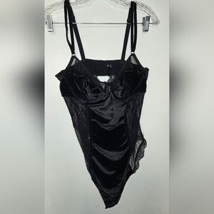 Torrid Velour And Lave Bodysuit